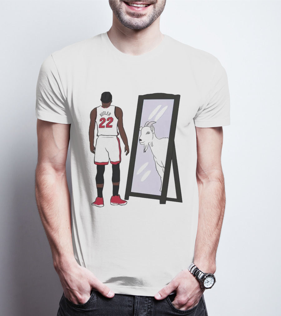 Jimmy Butler 22 Mirror Reflection Goat T-Shirt
