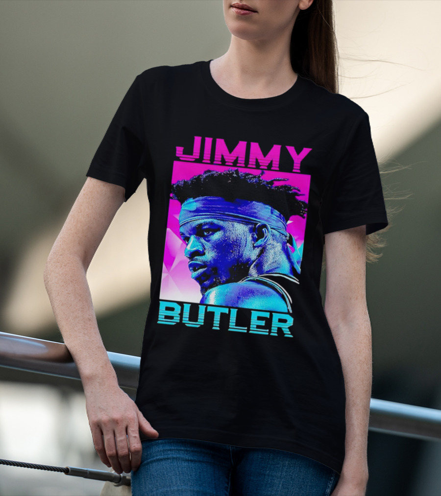 Jimmy Butler Retro Neon T-Shirt