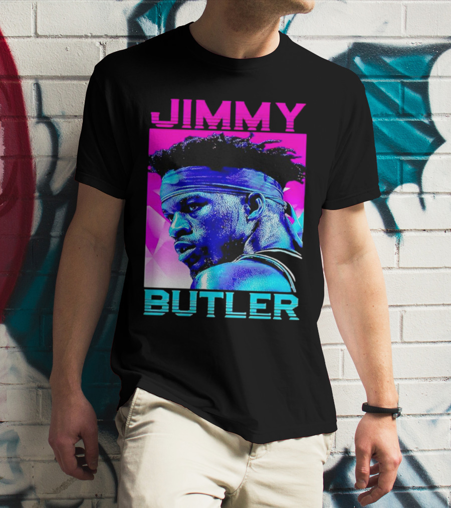 Jimmy Butler Retro Neon T-Shirt