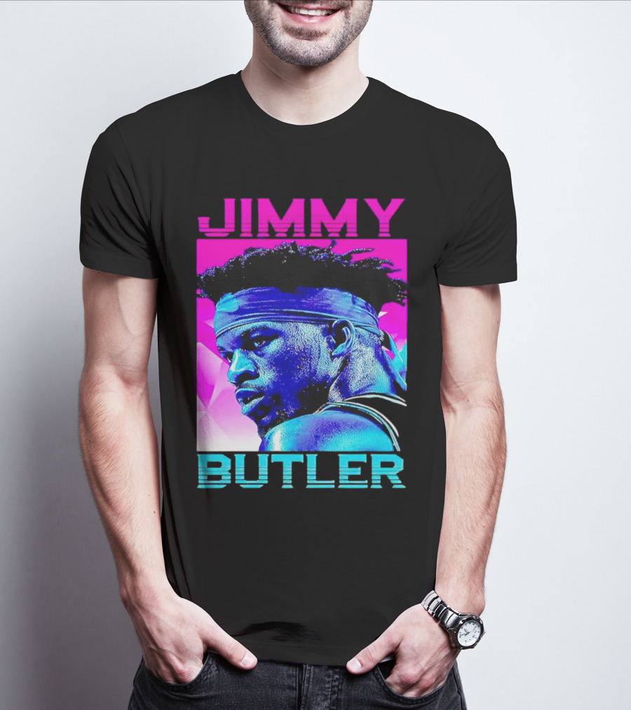 Jimmy Butler Retro Neon T-Shirt