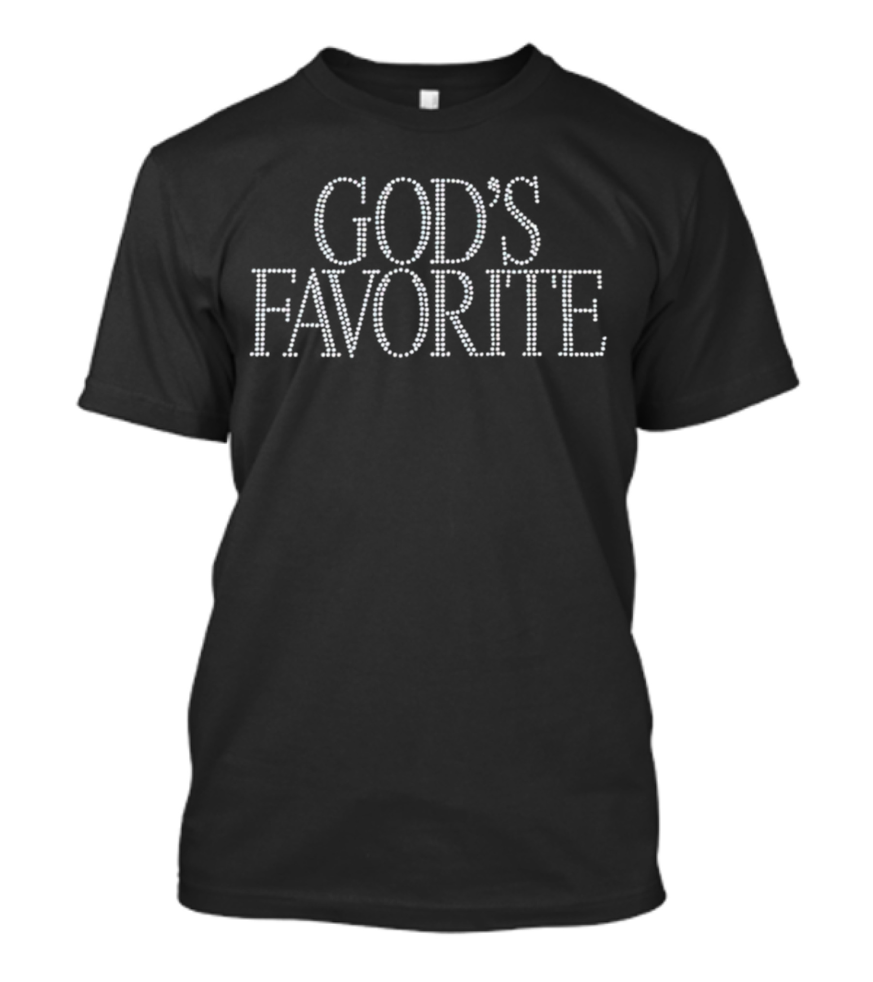 GOD'S FAVORITE Diamond Lettering T-Shirt
