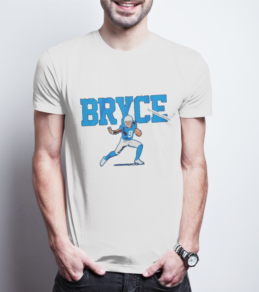 Bryce Young Pose Carolina Panthers Football T-Shirt