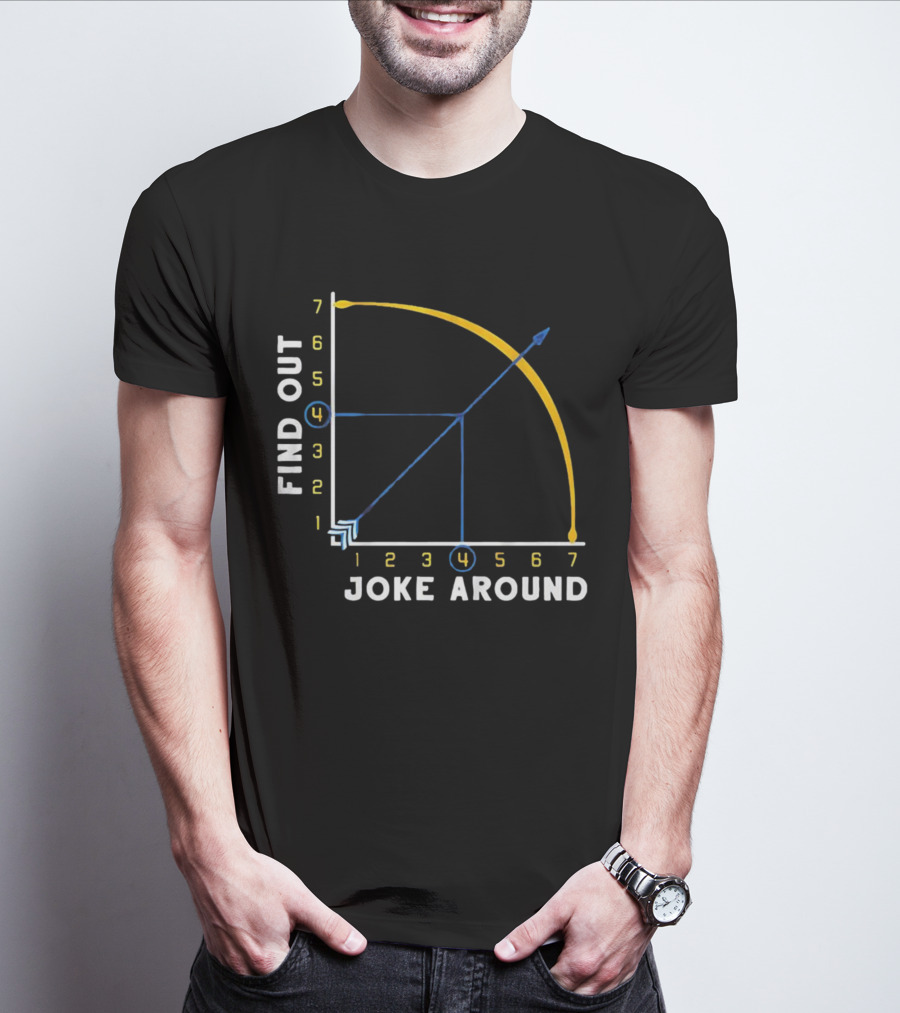 Denver Nuggets Joke Around Find Out Graph Chart T-Shirt
