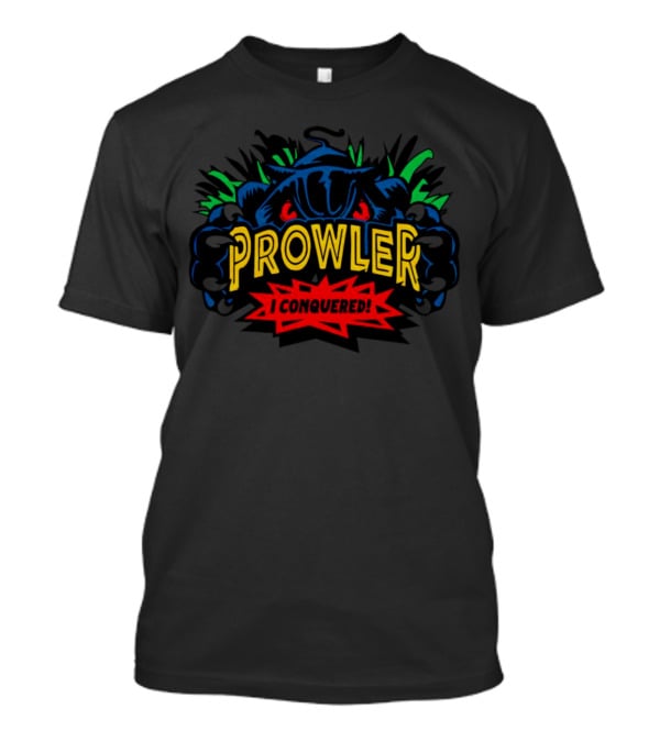 Prowler I Conquered Worlds Of Fun Theme Park Adventure T-Shirt