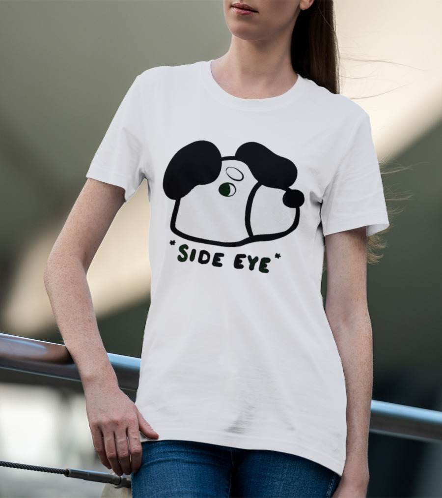 Side Eye Dog Face T-Shirt