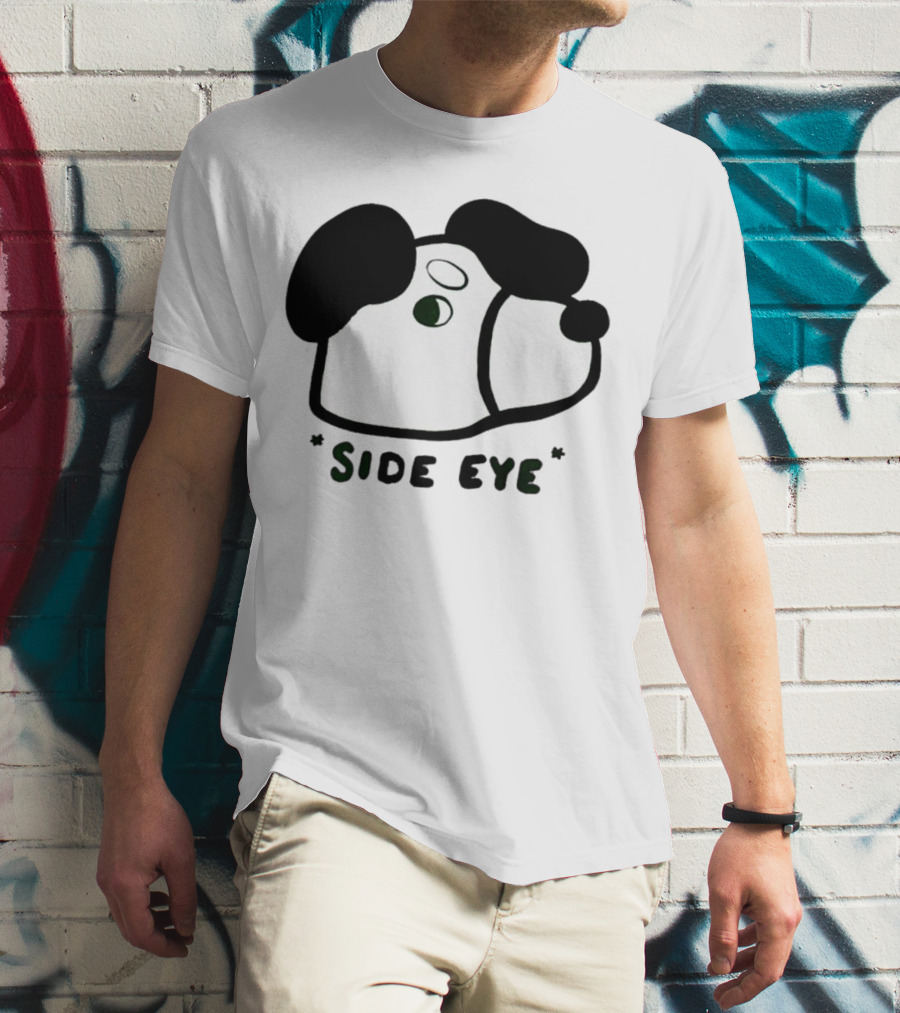 Side Eye Dog Face T-Shirt