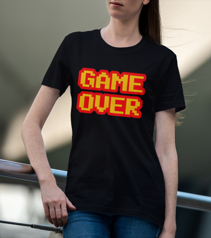 Keith Gill Game Over Retro Pixelated T-Shirt