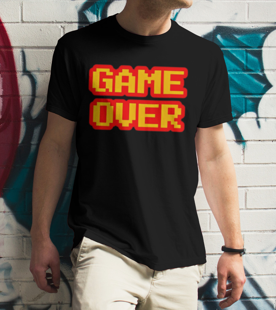 Keith Gill Game Over Retro Pixelated T-Shirt