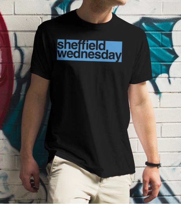 Sheffield Wednesday Blue Background T-Shirt