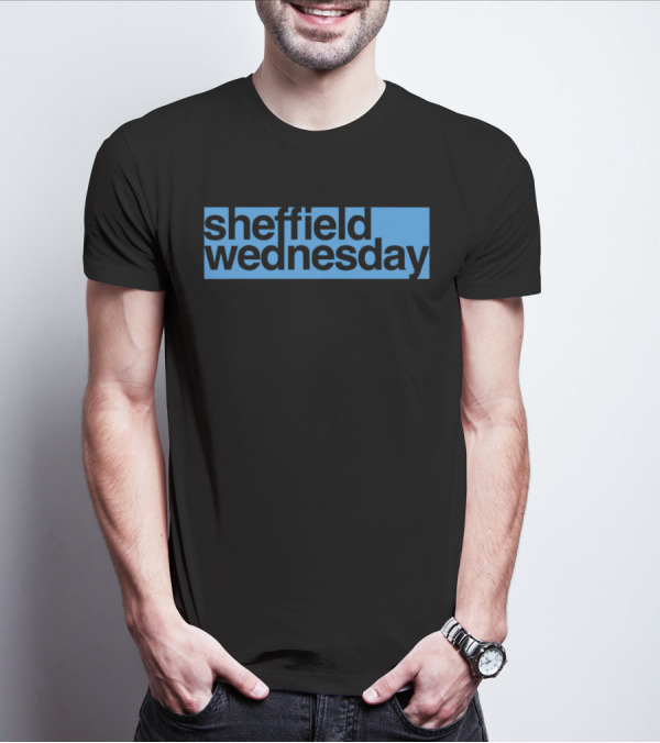 Sheffield Wednesday Blue Background T-Shirt