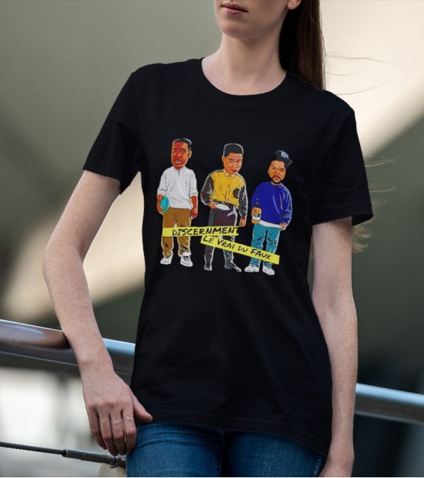 Discernment Le Vrai Du Faux Trio Iconic Figures T-Shirt