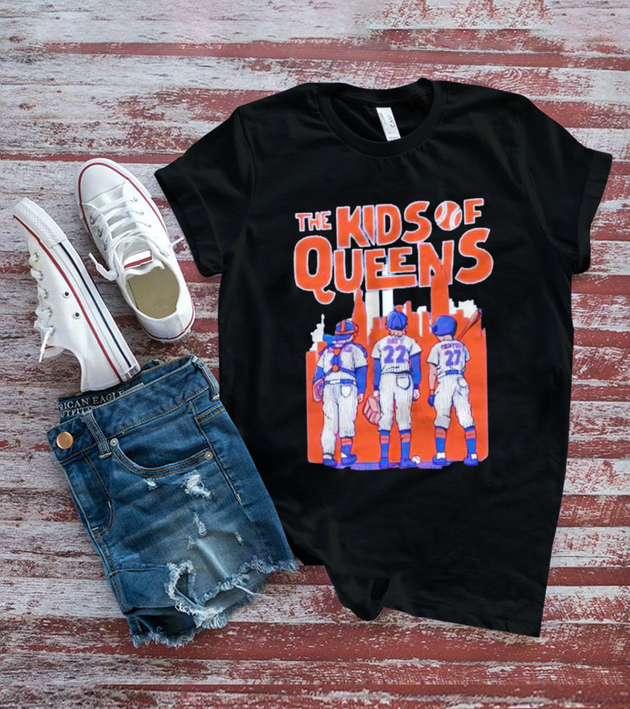 Francisco Alvarez Brett Baty Mark Vientos The Kids Of Queens New York Mets Players T-Shirt