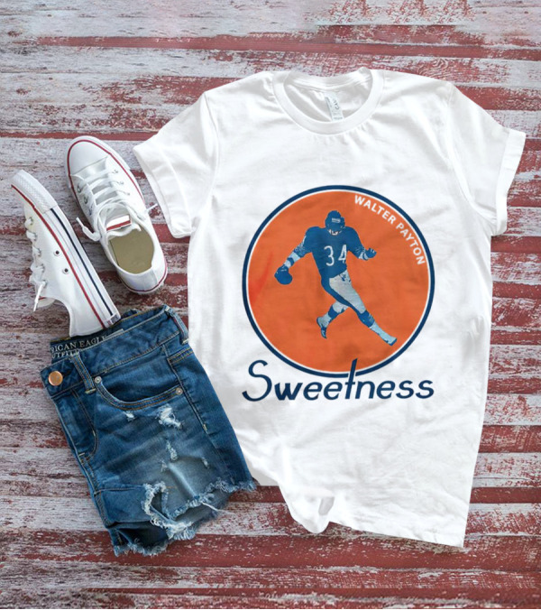 Walter Payton Sweetness Chicago Bears Chitown Football T-Shirt