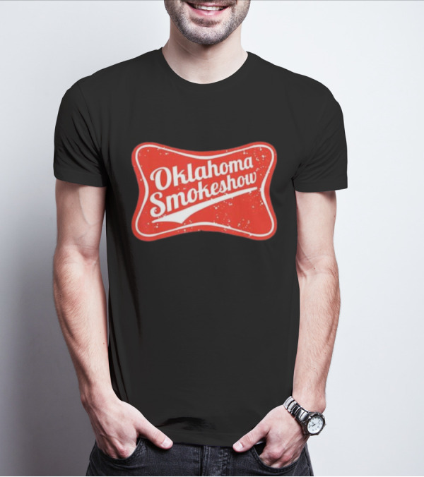 Oklahoma Smokeshow Retro Style Red T-Shirt