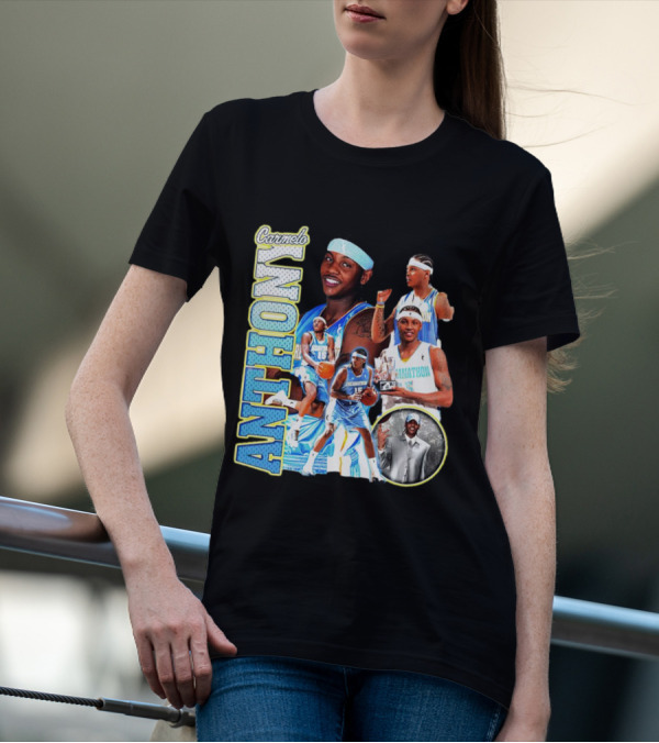 Carmelo Anthony Denver Basketball Legend T-Shirt