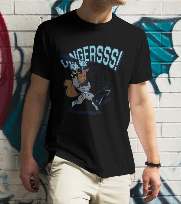 Columbus Clippers Rally Squirrel Dingers Baseball T-Shirt