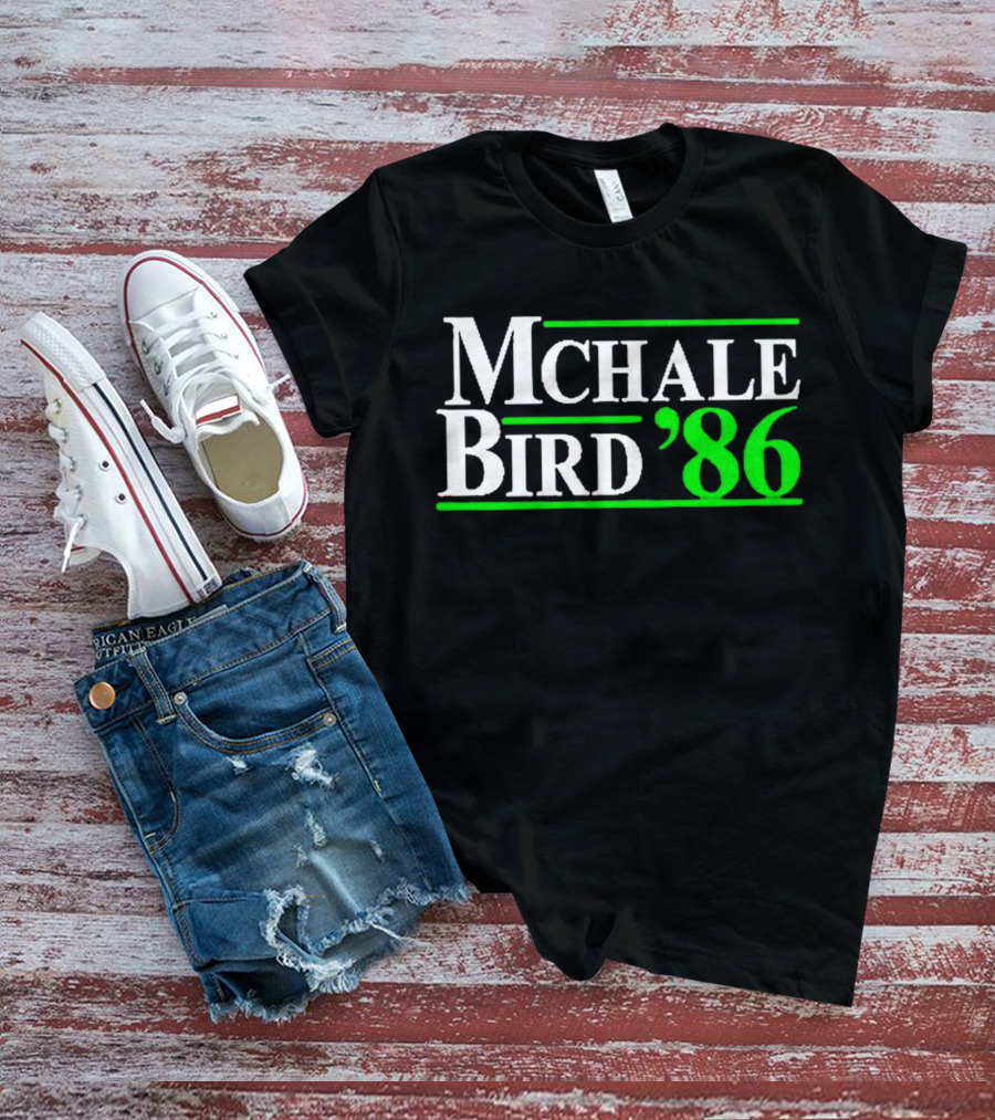 Mchale Bird '86 NBA Boston Celtics Duo T-Shirt