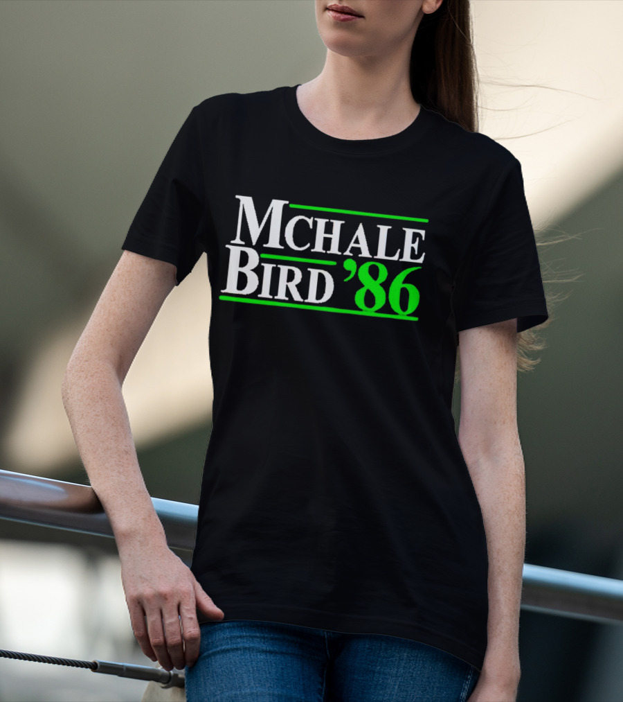 Mchale Bird '86 NBA Boston Celtics Duo T-Shirt
