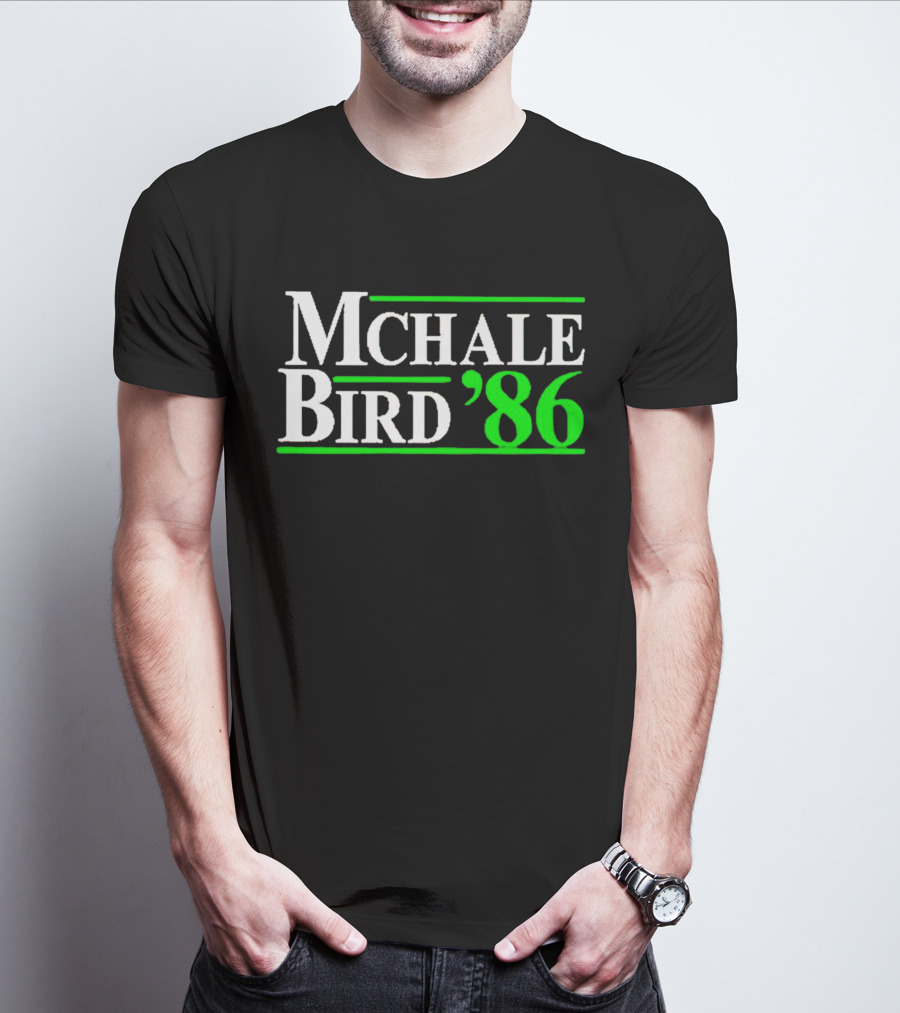 Mchale Bird '86 NBA Boston Celtics Duo T-Shirt