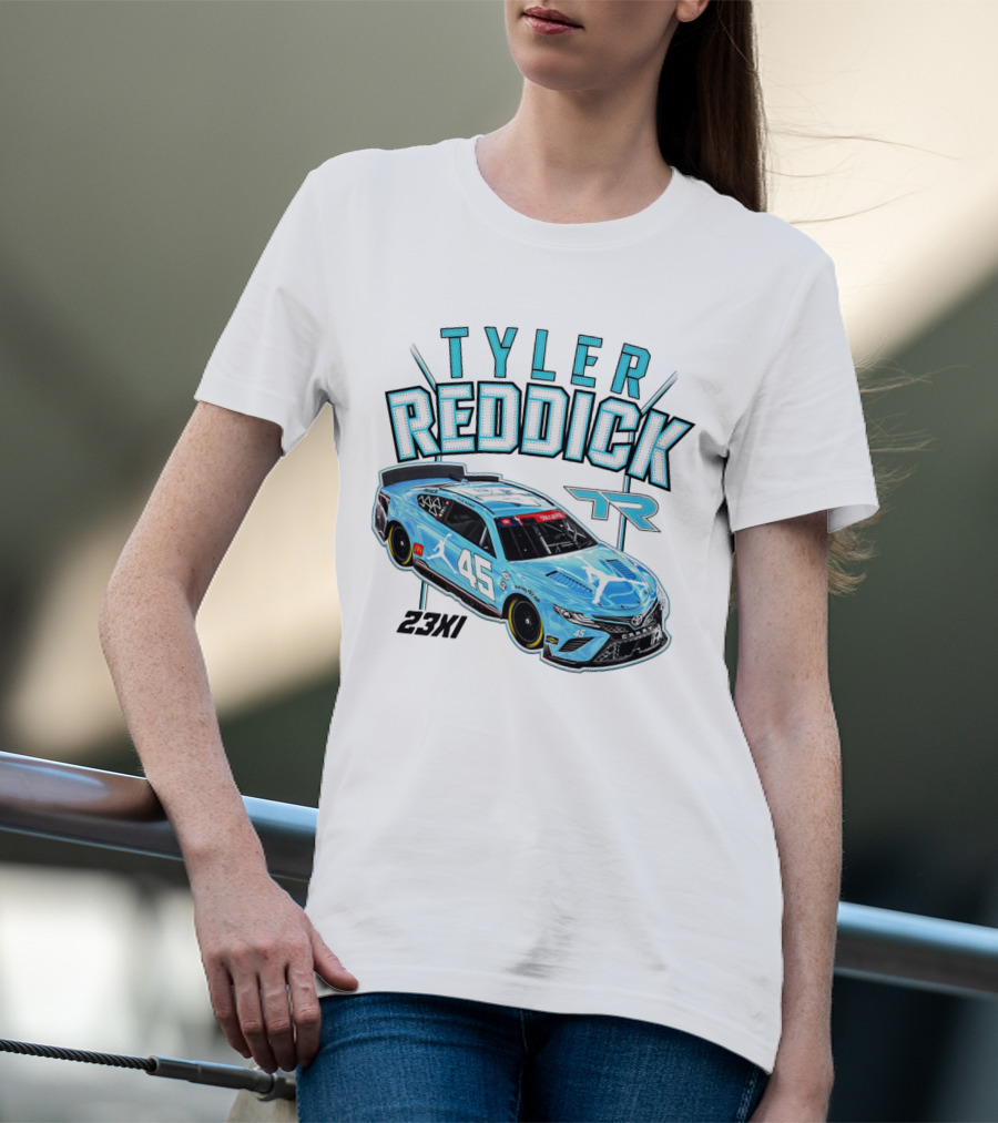 Tyler Reddick 23XI Jumpman 45 Car T-Shirt
