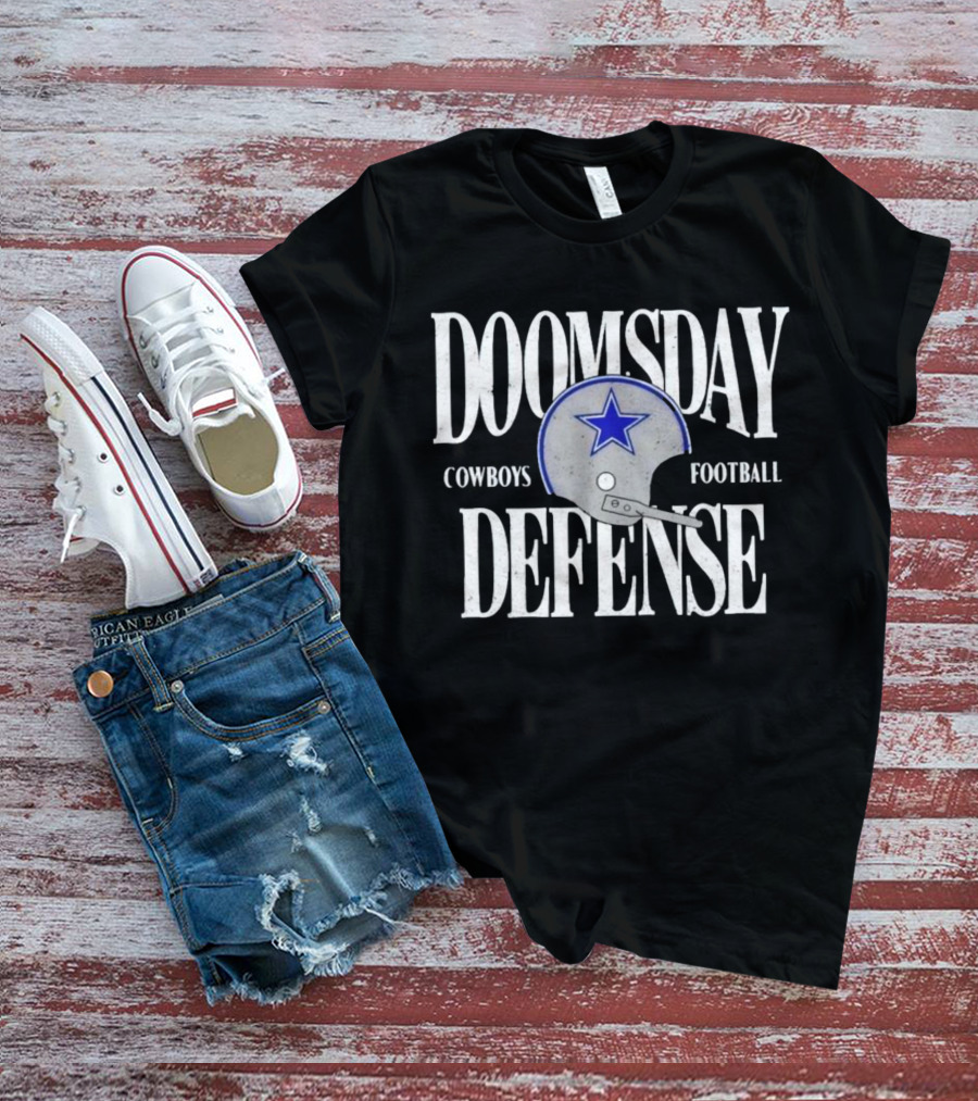 Doomsday Defense Cowboys Football Helmet Iconic Dallas Star T-Shirt