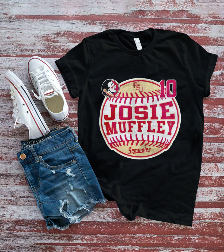 Florida State Seminoles Josie Muffley FSU Softball 10 T-Shirt