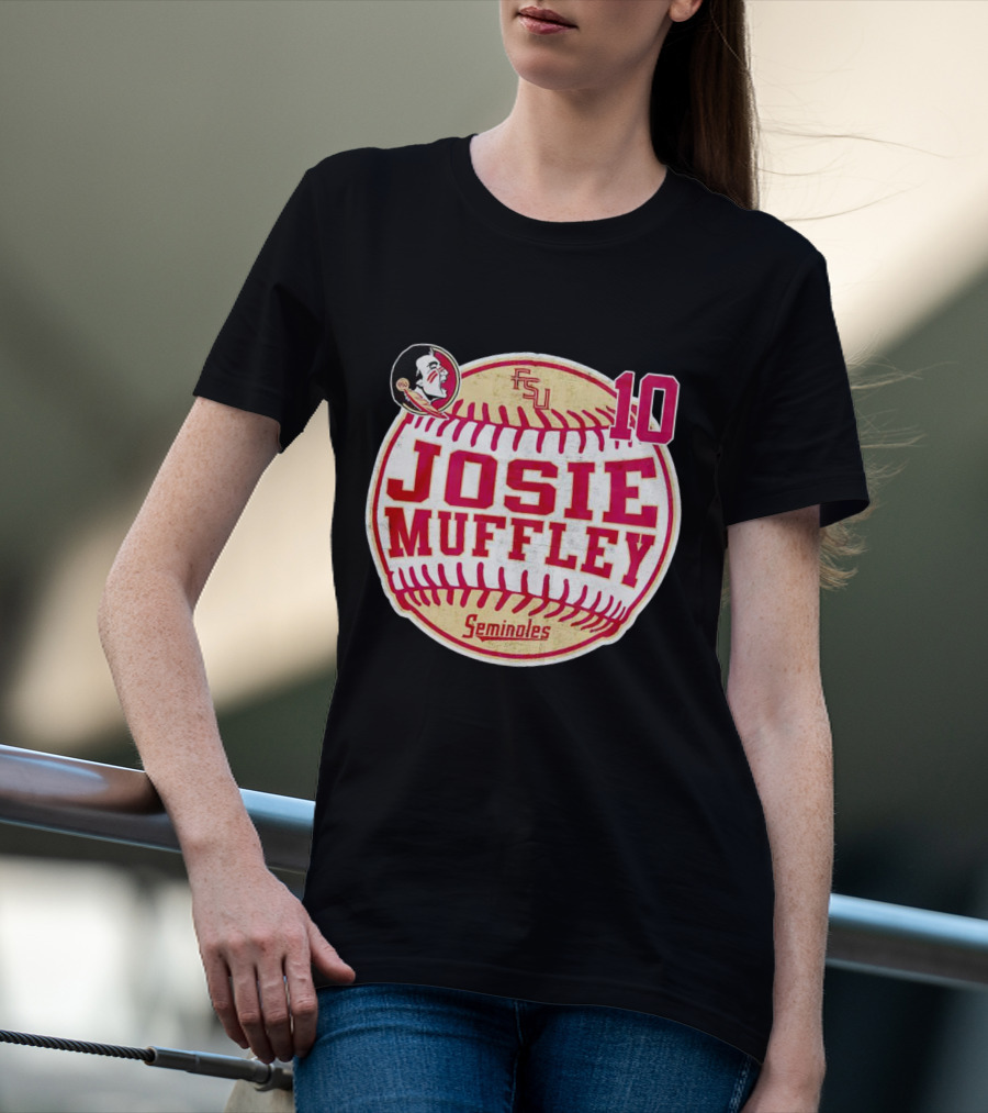 Florida State Seminoles Josie Muffley FSU Softball 10 T-Shirt