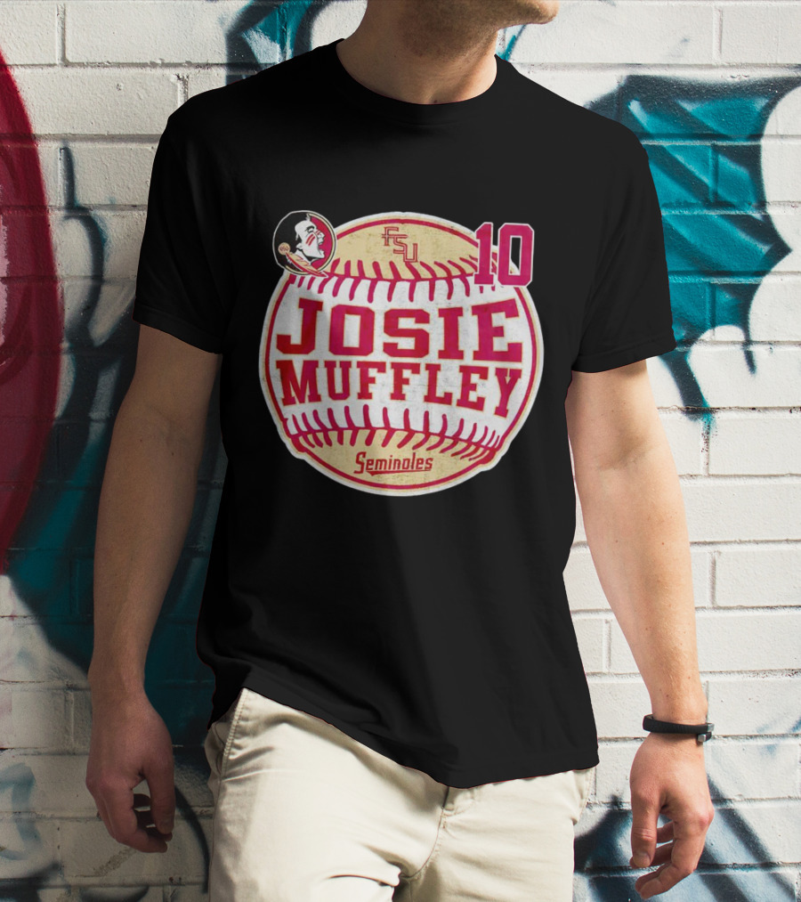 Florida State Seminoles Josie Muffley FSU Softball 10 T-Shirt