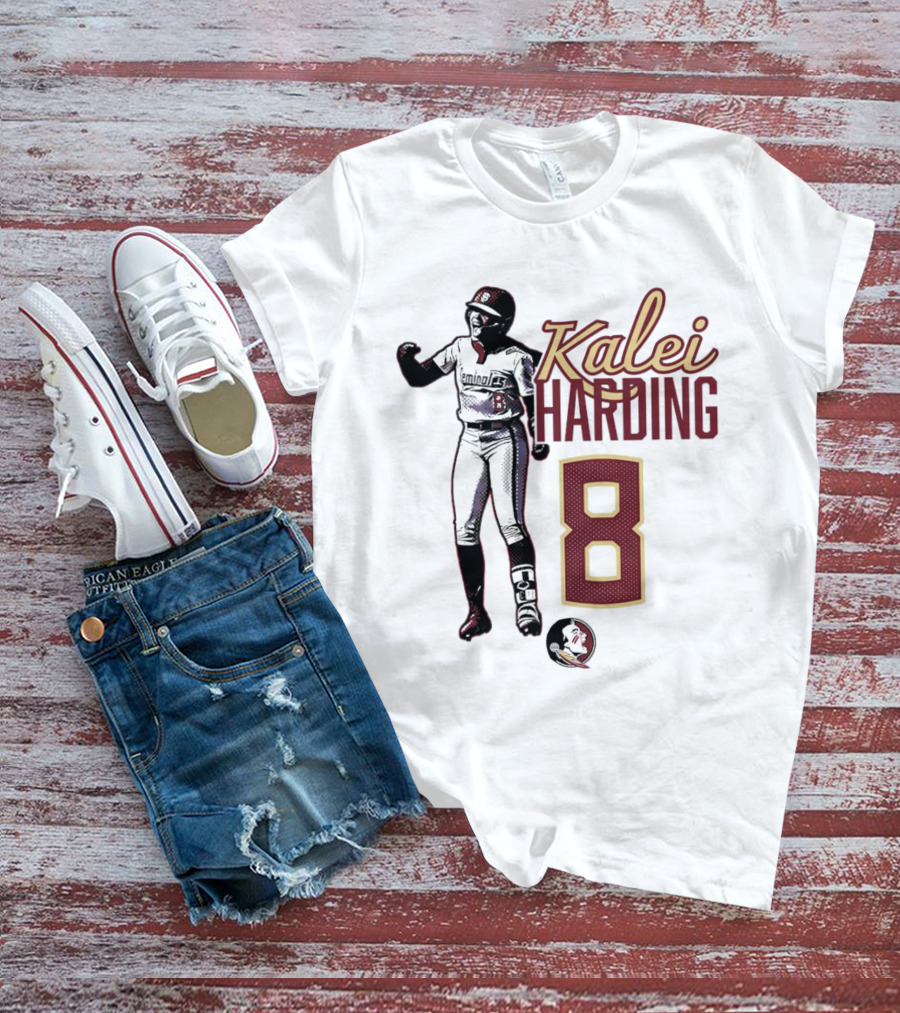 Kalei Harding 8 Florida State Seminoles Player T-Shirt