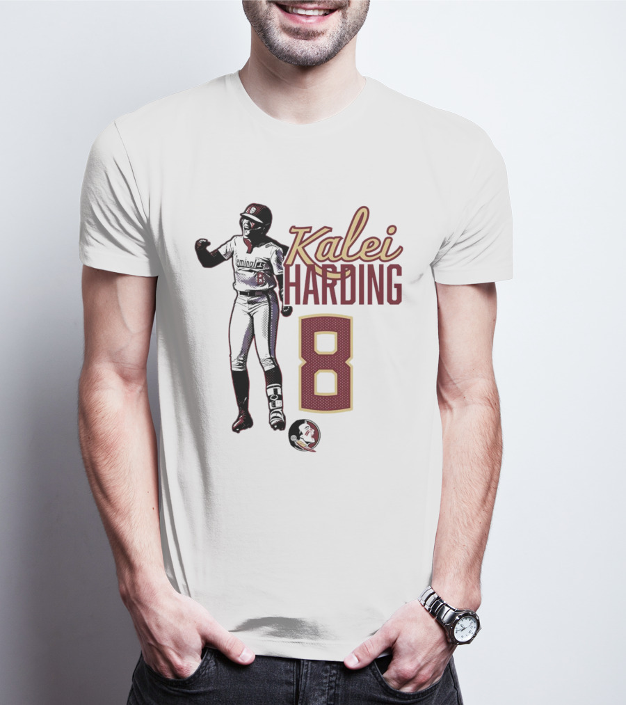 Kalei Harding 8 Florida State Seminoles Player T-Shirt