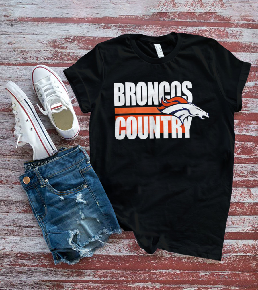 Broncos Country Denver Broncos Logo Blitz Essential T-Shirt
