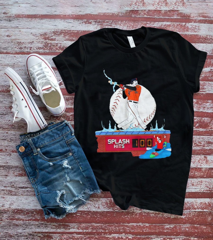 Splash Hits 100 McCovey Cove Baseball Kayaks T-Shirt