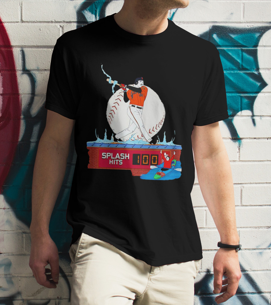 Splash Hits 100 McCovey Cove Baseball Kayaks T-Shirt