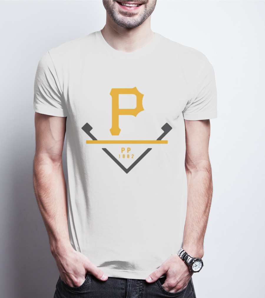Pittsburgh Pirates P PP 1882 Baseball T-Shirt