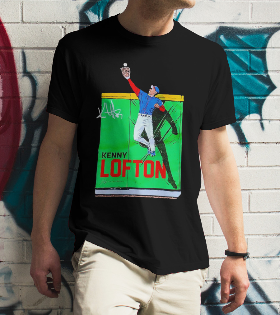 Kenny Lofton Signature Catch Baseball T-Shirt