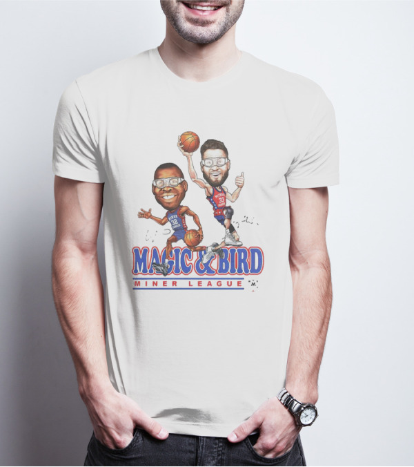 MAGIC And BIRD MINER LEAGUE T-Shirt