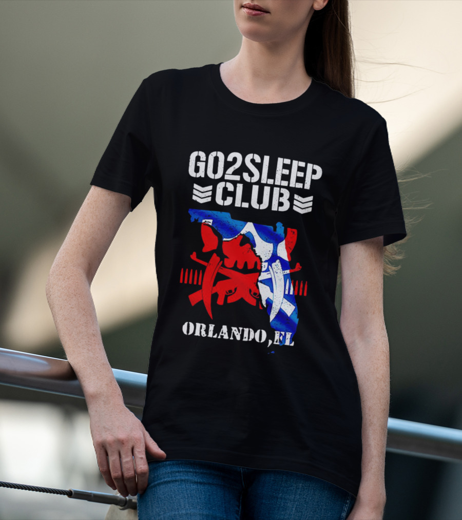 Go2Sleep Club Florida Theme Orlando FL Kenta T-Shirt