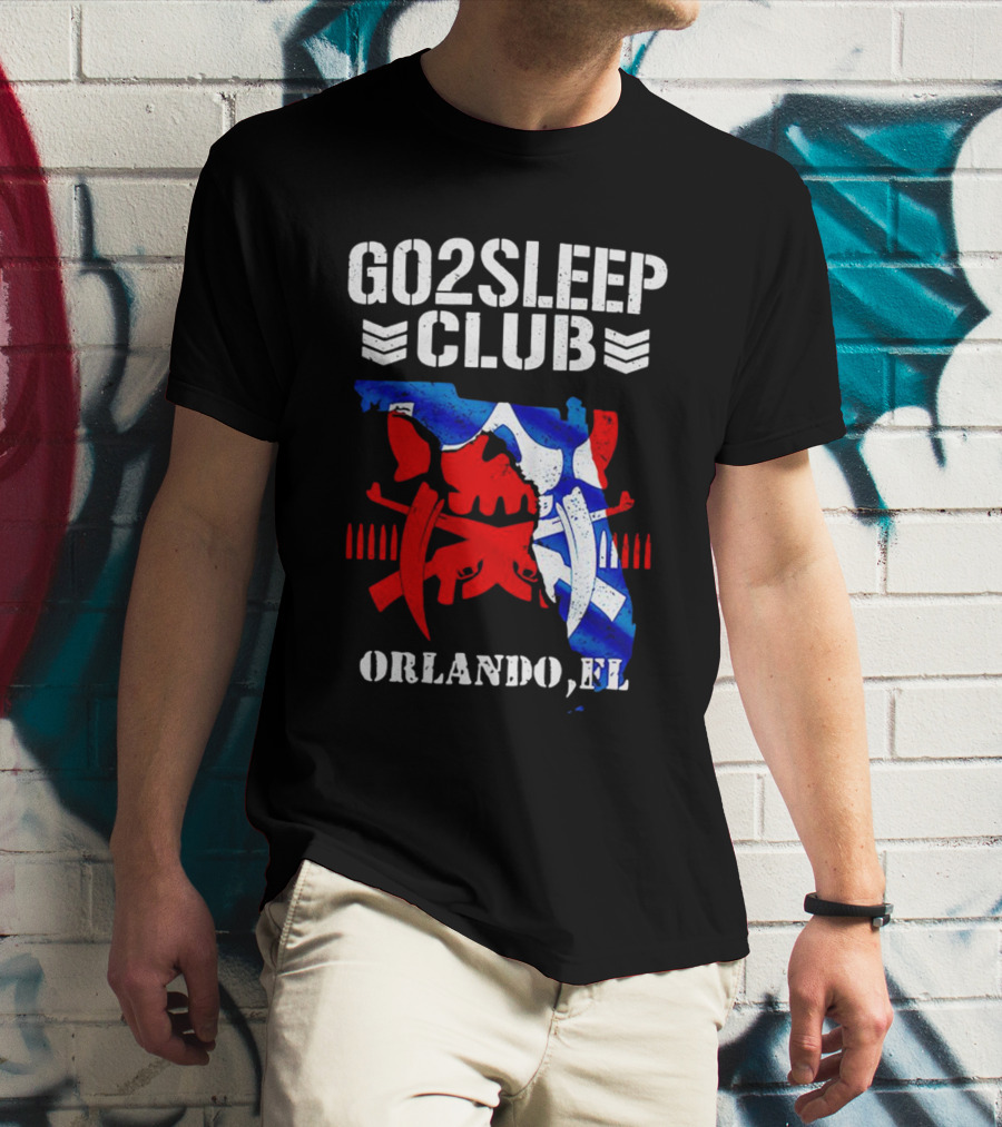 Go2Sleep Club Florida Theme Orlando FL Kenta T-Shirt
