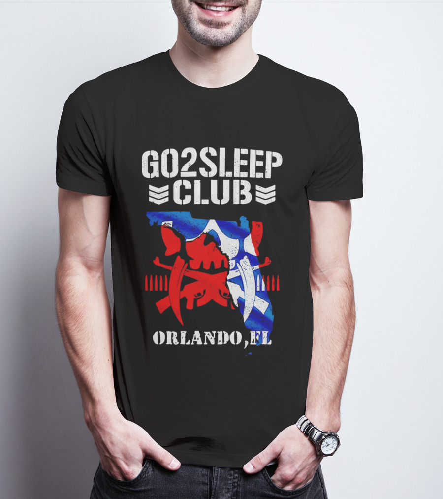 Go2Sleep Club Florida Theme Orlando FL Kenta T-Shirt