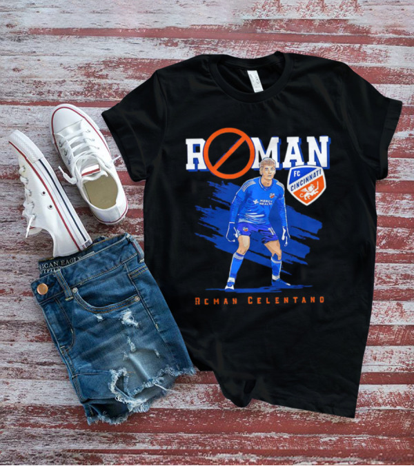 Roman Celentano FC Cincinnati Player Text T-Shirt