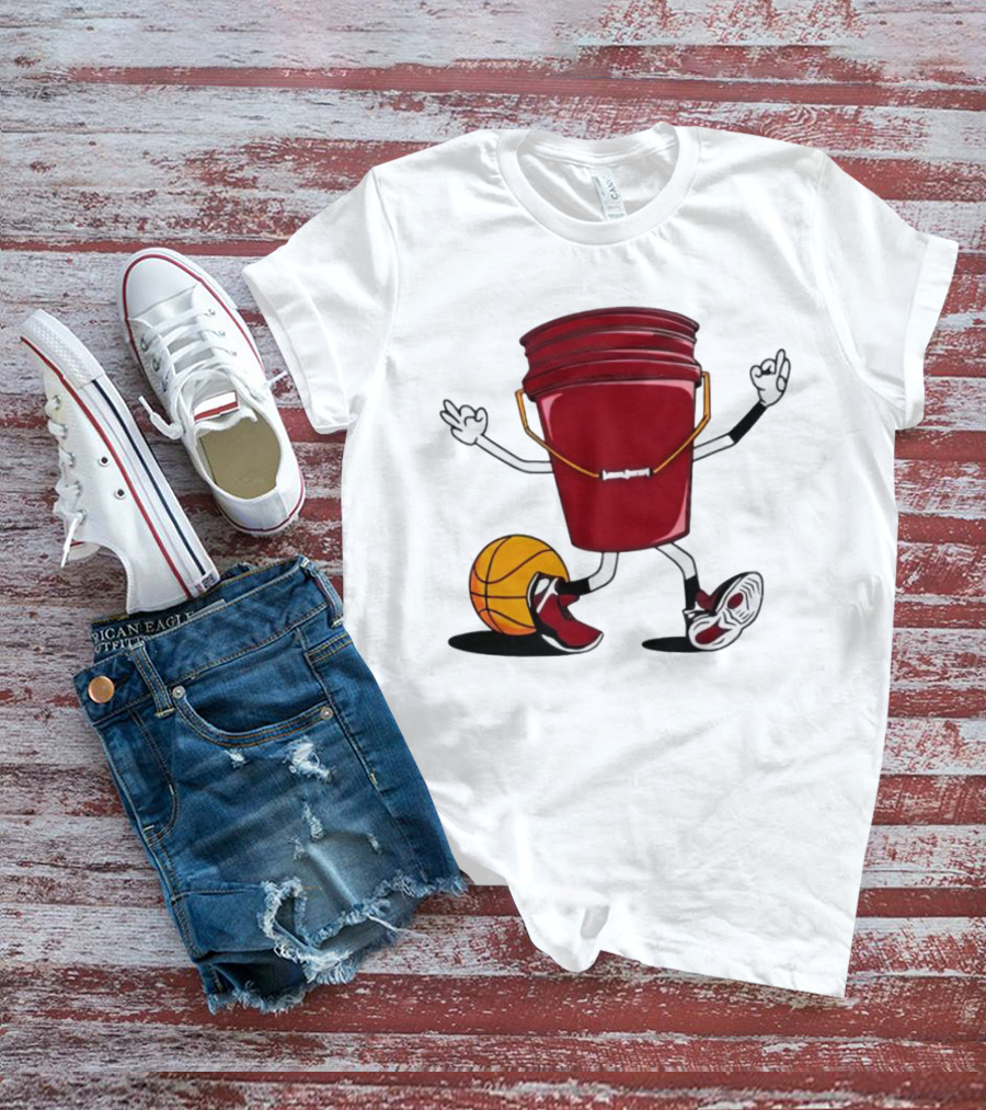 Jimmy Butler Miami Heat Basketball Bucket Character T-Shirt