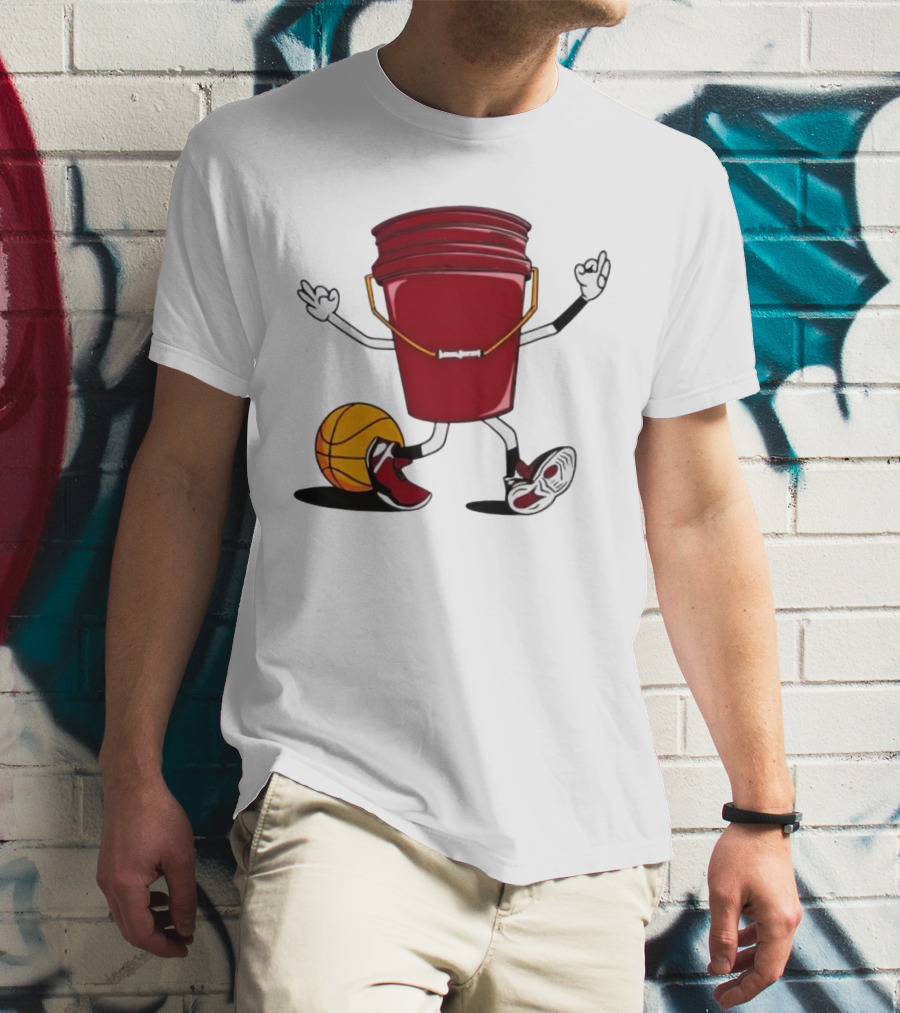 Jimmy Butler Miami Heat Basketball Bucket Character T-Shirt