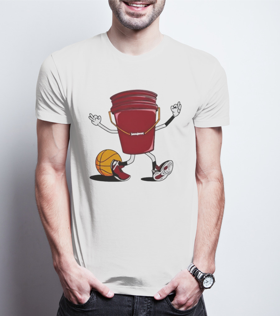 Jimmy Butler Miami Heat Basketball Bucket Character T-Shirt