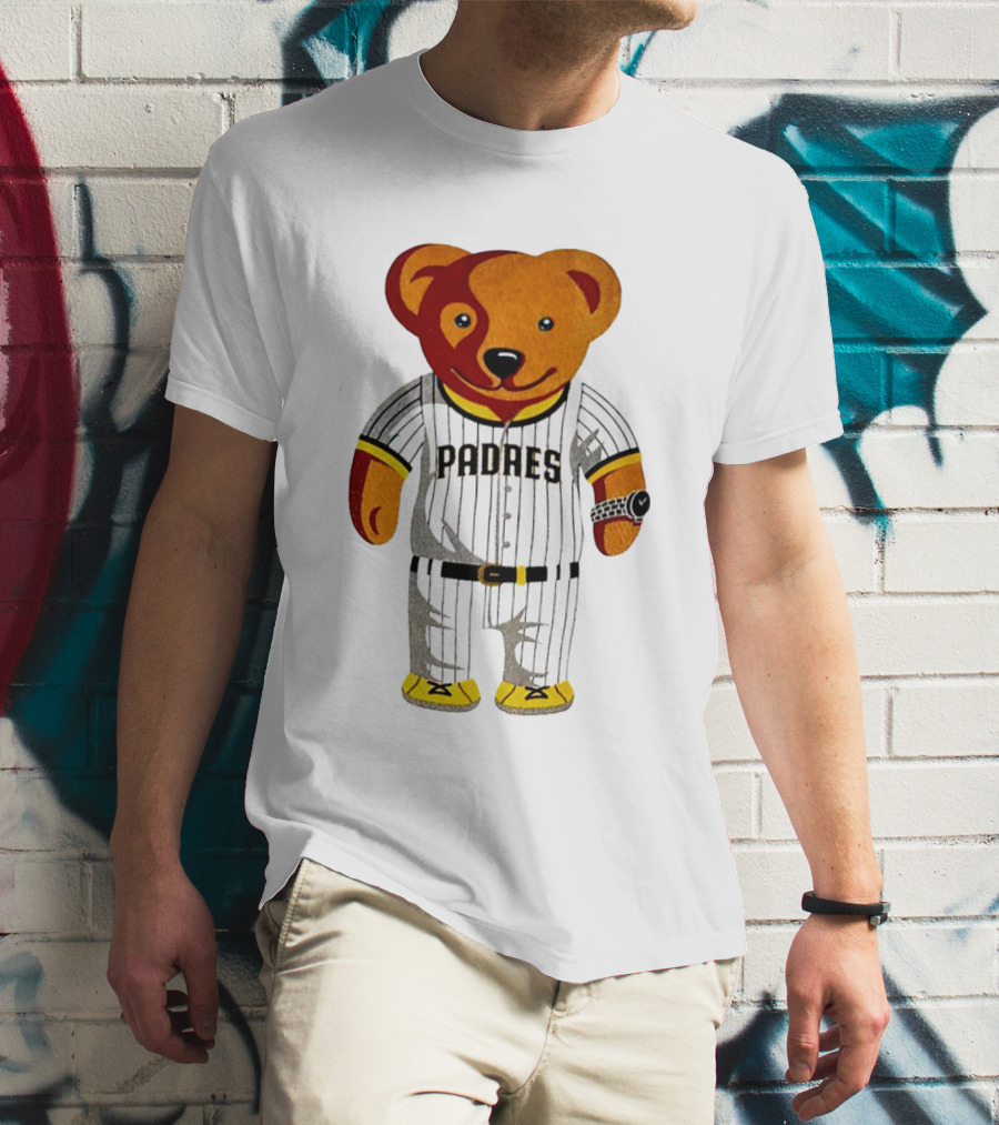 Oris Bear Padres San Diego Baseball Team T-Shirt