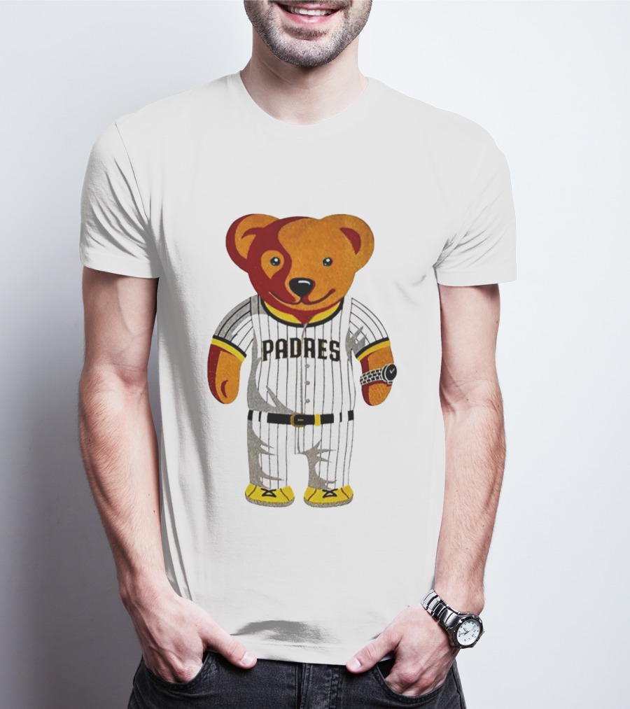 Oris Bear Padres San Diego Baseball Team T-Shirt