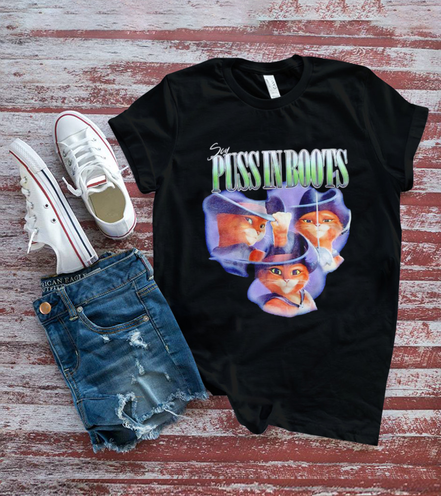 Soy Puss In Boots Trio With Hats And Sword T-Shirt