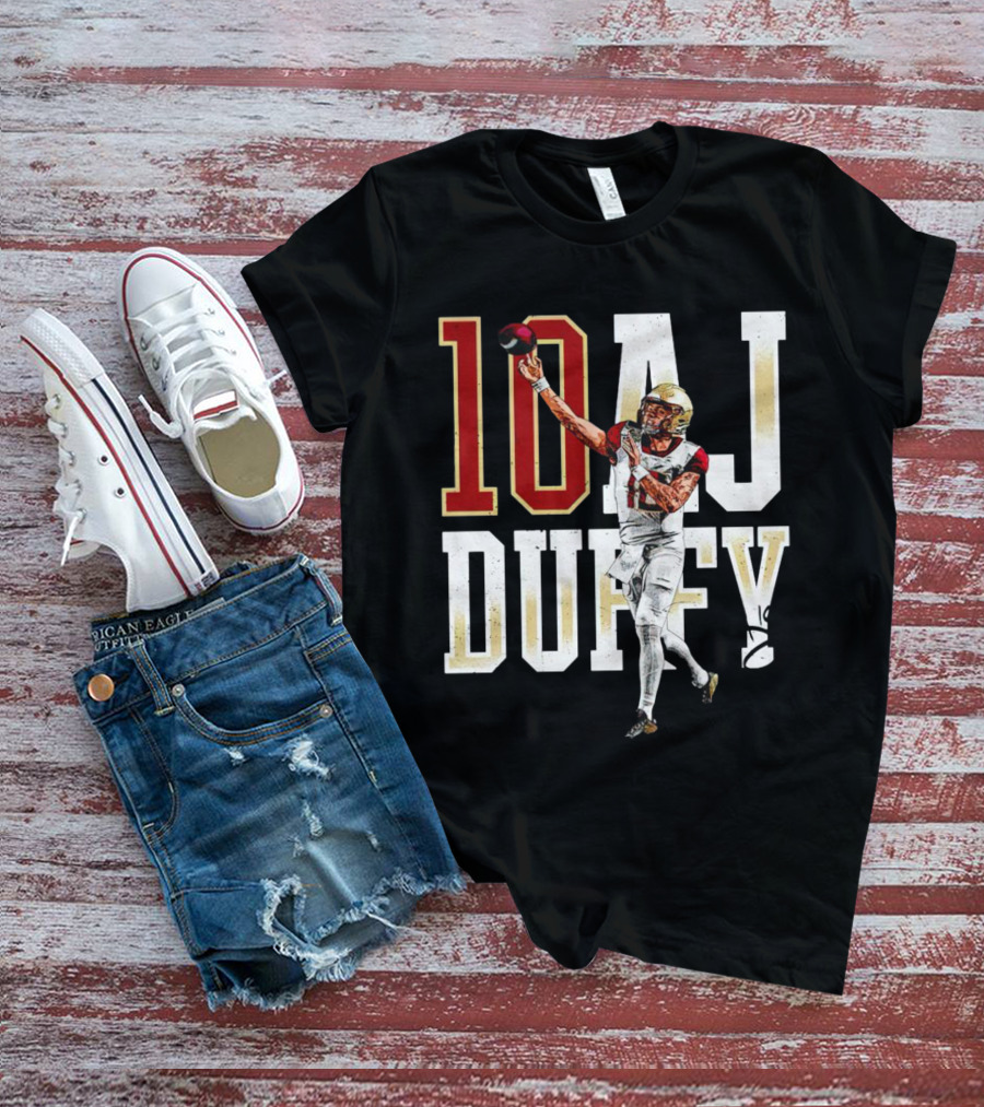 Aj Duffy 10 Florida State Seminoles Football Player T-Shirt