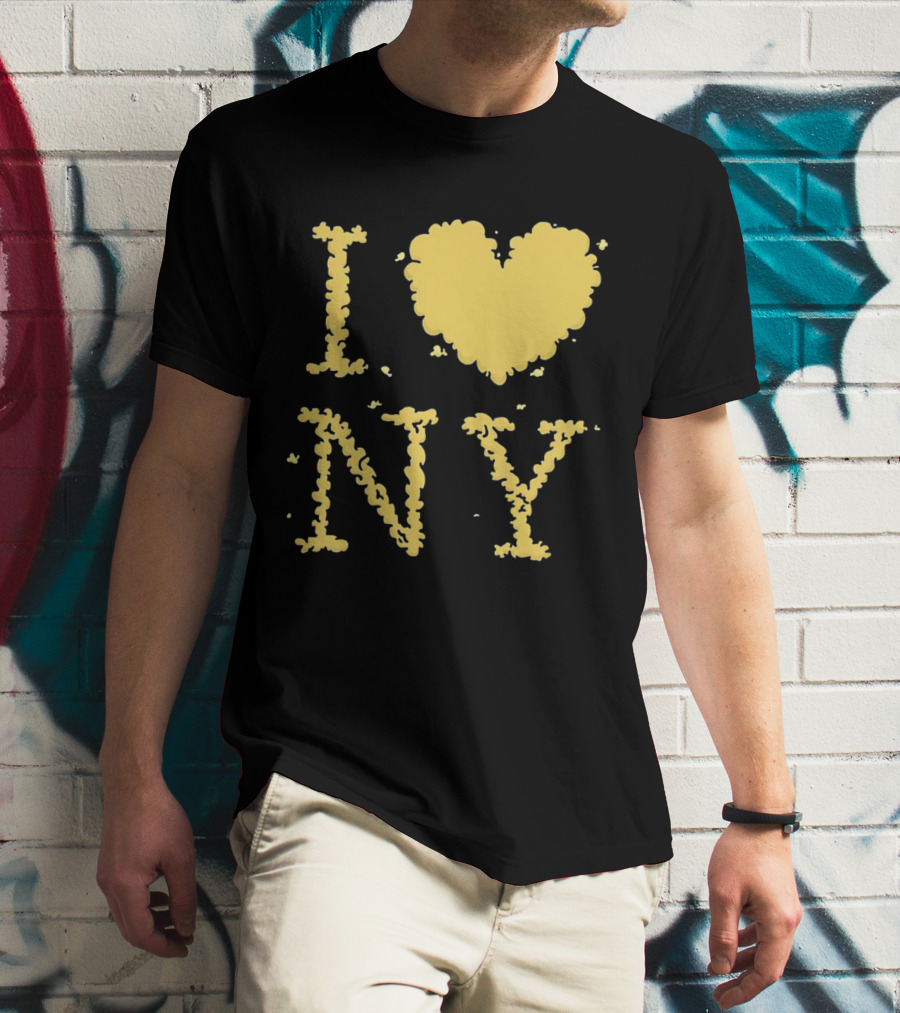 I Love NY Smoke Edition Puff Lettering T-Shirt