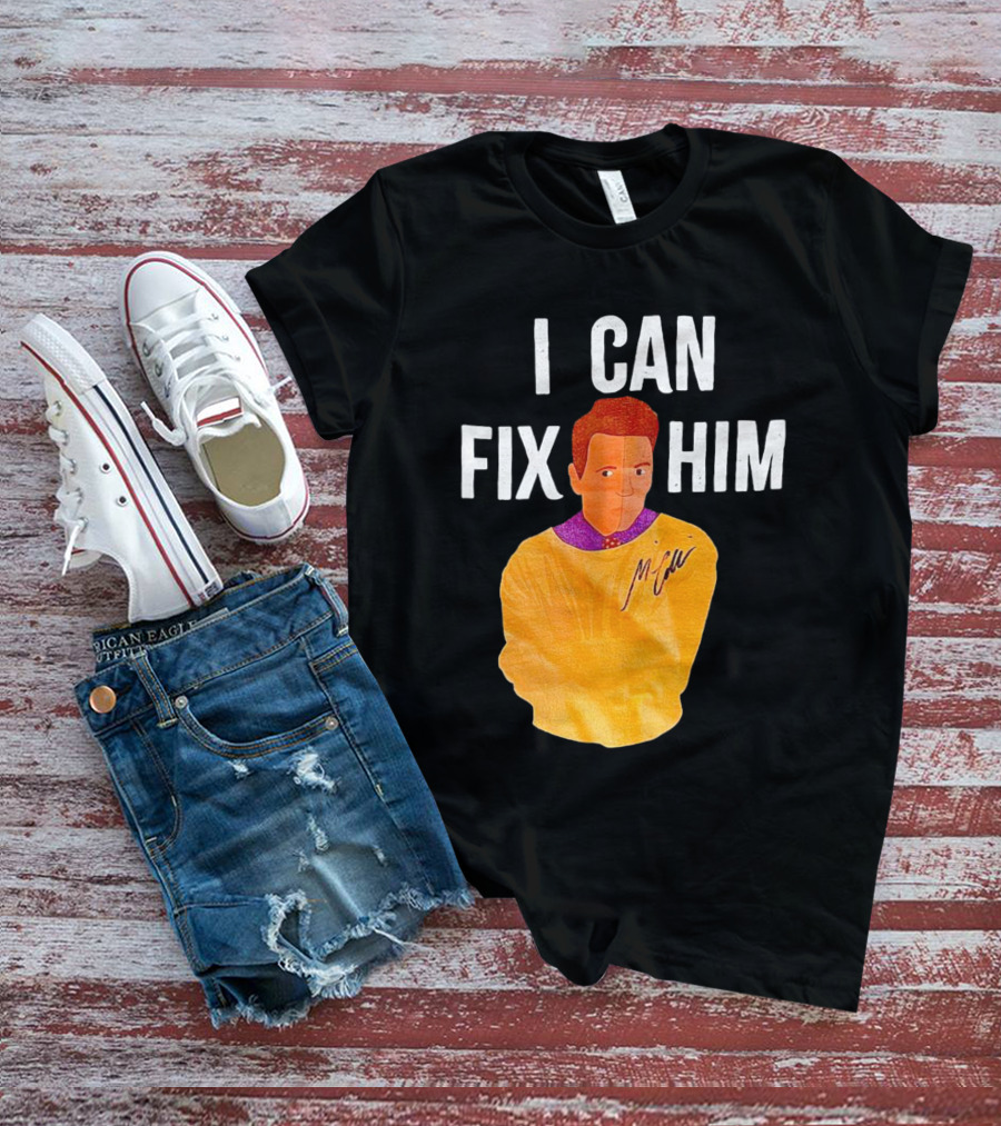 Misha Collins I Can Fix Him Orange T-Shirt