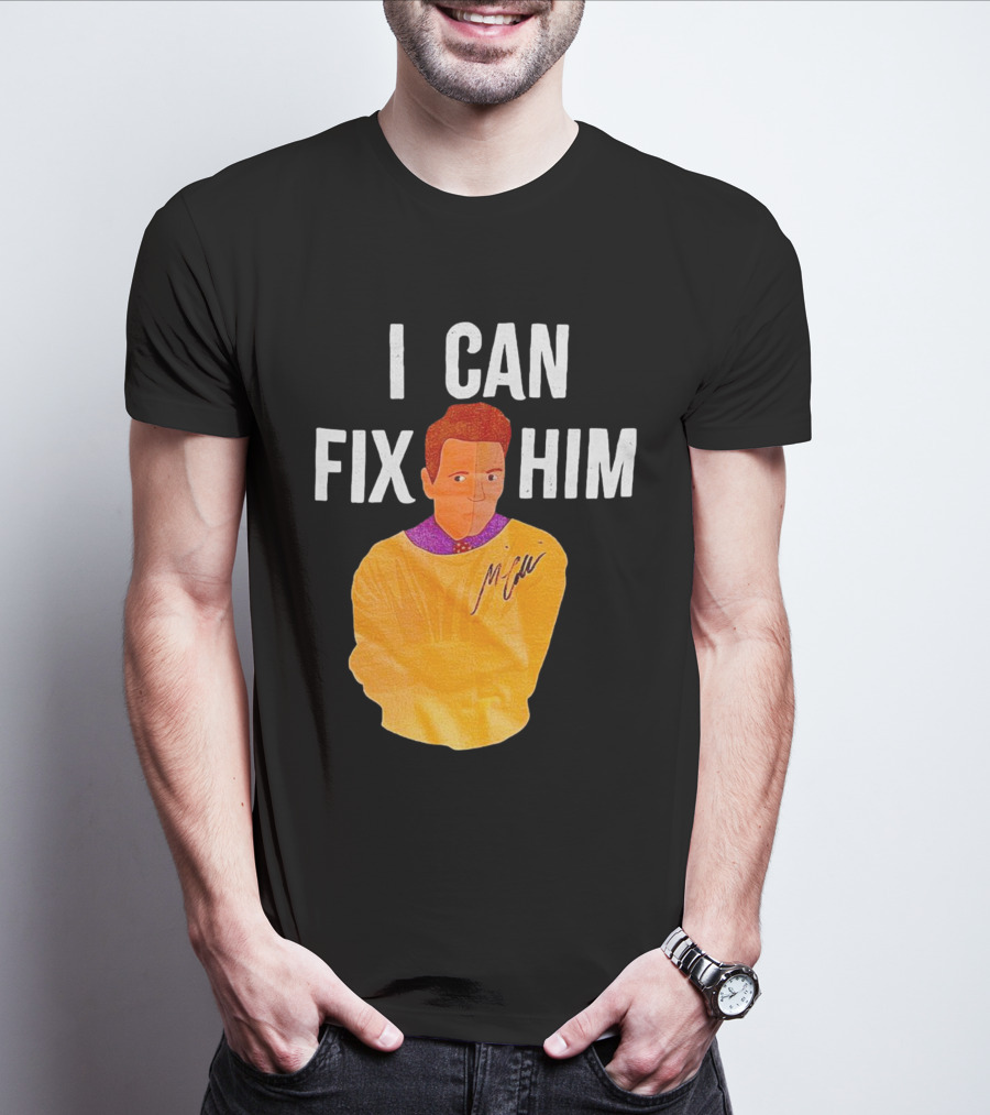 Misha Collins I Can Fix Him Orange T-Shirt